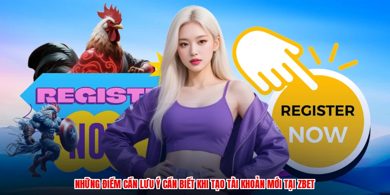 Những điểm cần lưu ý cần biết khi tạo tài khoản mới tại ZBET