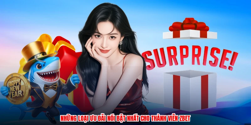 Những loại ưu đãi nổi bật nhất cho thành viên ZBET